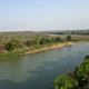 A view of the Kuno river flowing through Kuno Palpur Wildlife sanctuary.